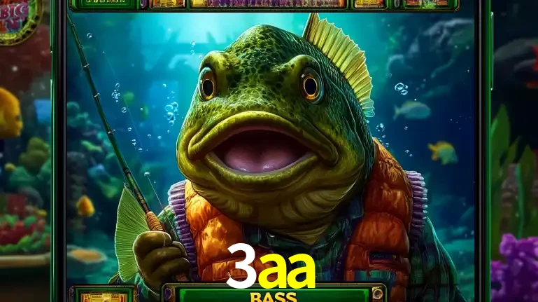 Personagem de peixe pescador do popular jogo de slot com tema de pescaria, uma das emocionantes opções de caça-níqueis para jogar e ganhar no cassino 3aa.